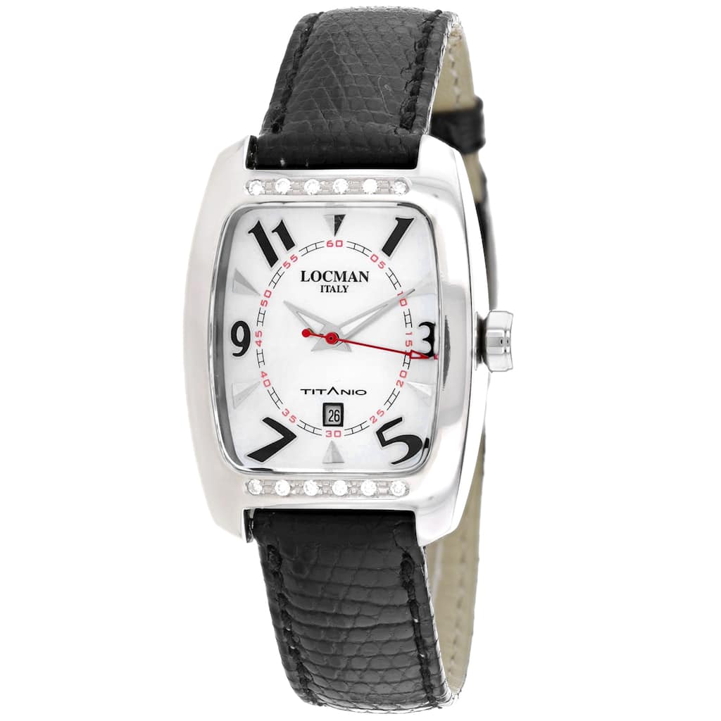 Locman Women's Diamond Classic White Dial Watch - 483F0MWN - 6 (36)