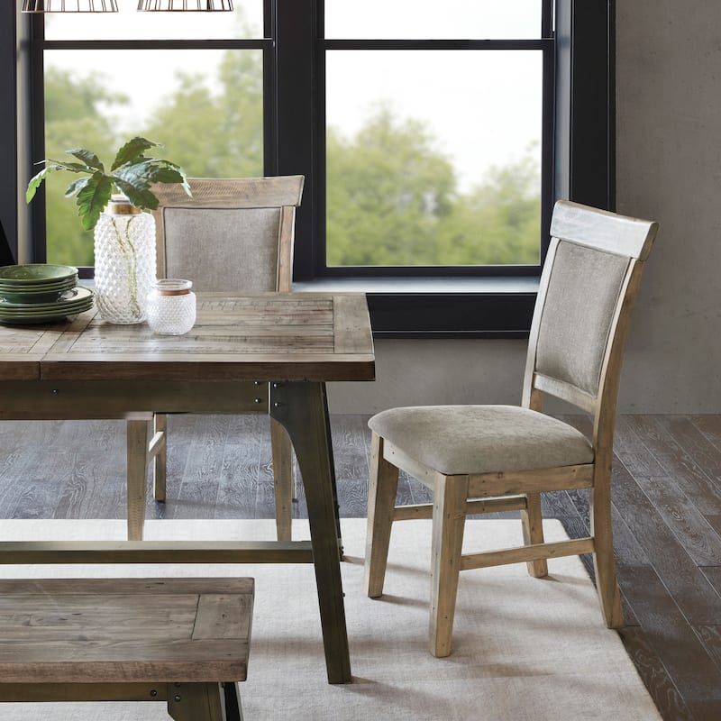 INK+IVY Oliver Dining Side Chair(Set of 2pcs) - Cream/Grey