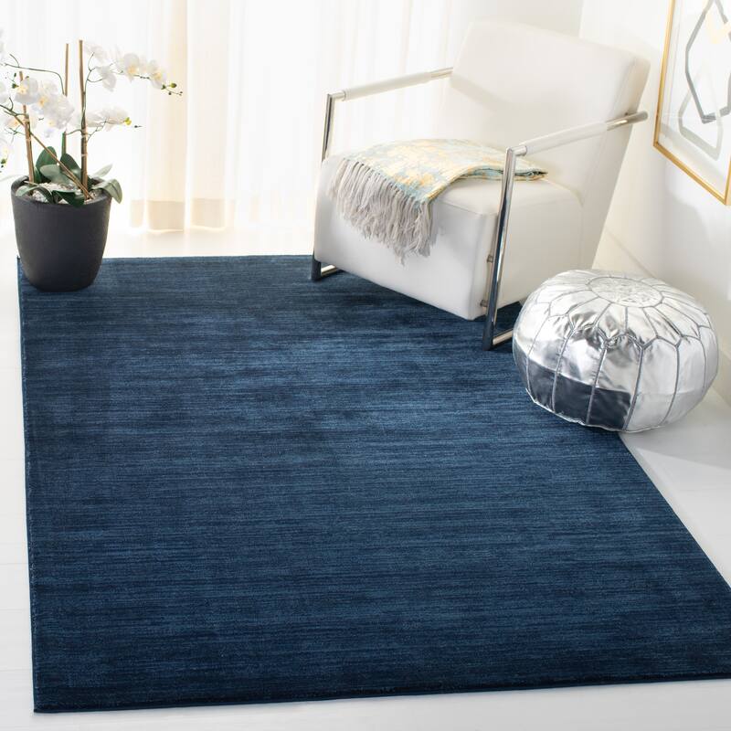 SAFAVIEH Vision Sunanda Modern Ombre Tonal Rug - 6' x 8' - Navy