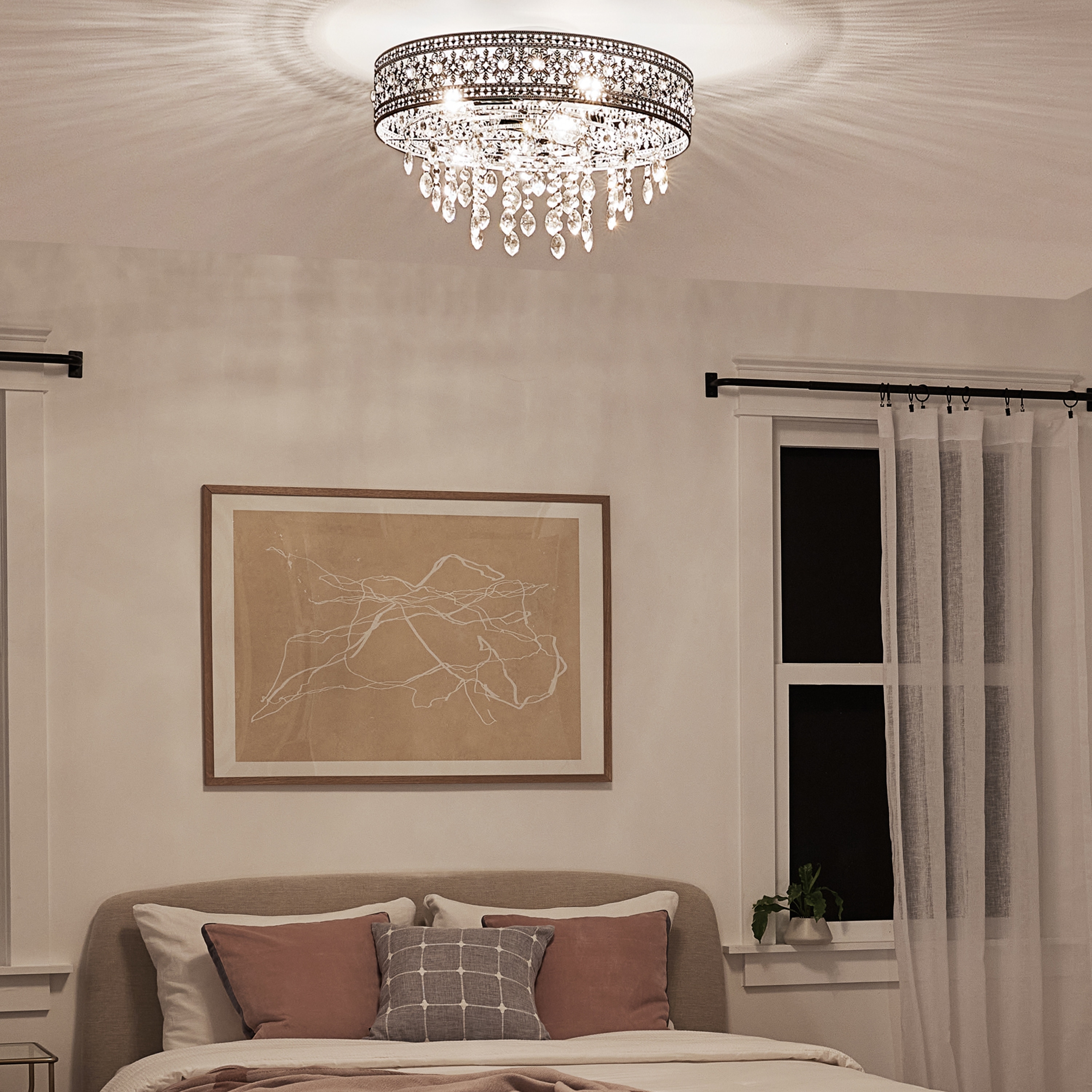 18 inch semi flush 2025 mount ceiling light