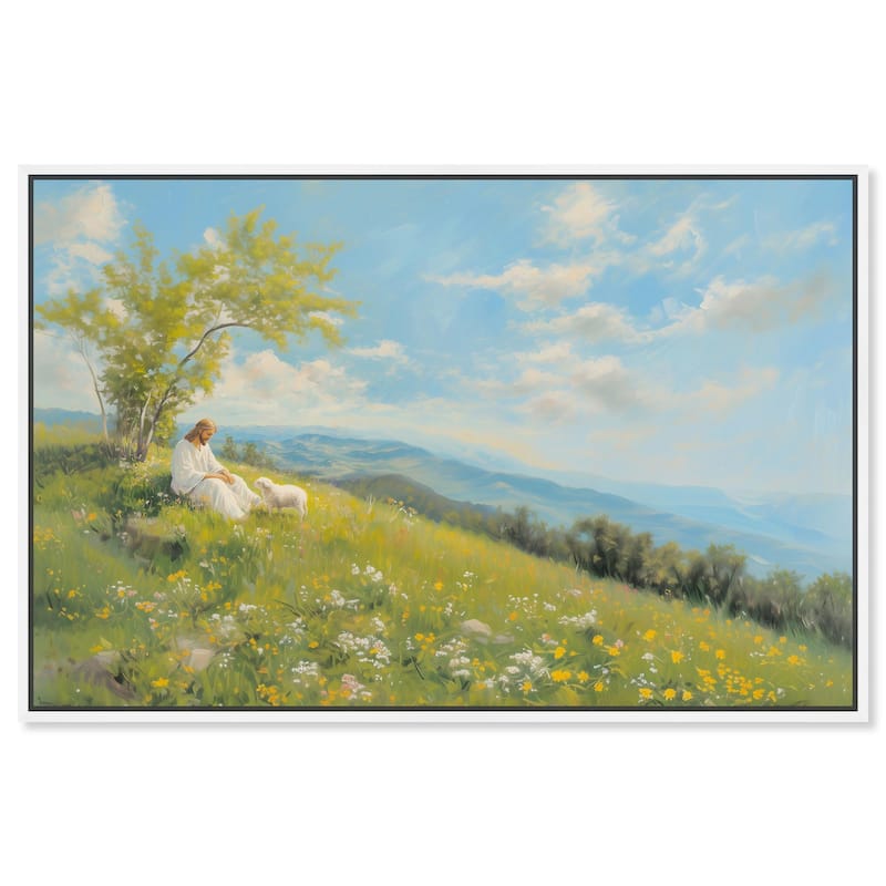 Pastoral Peace I Canvas by Art Remedy - White - 30" x 20"