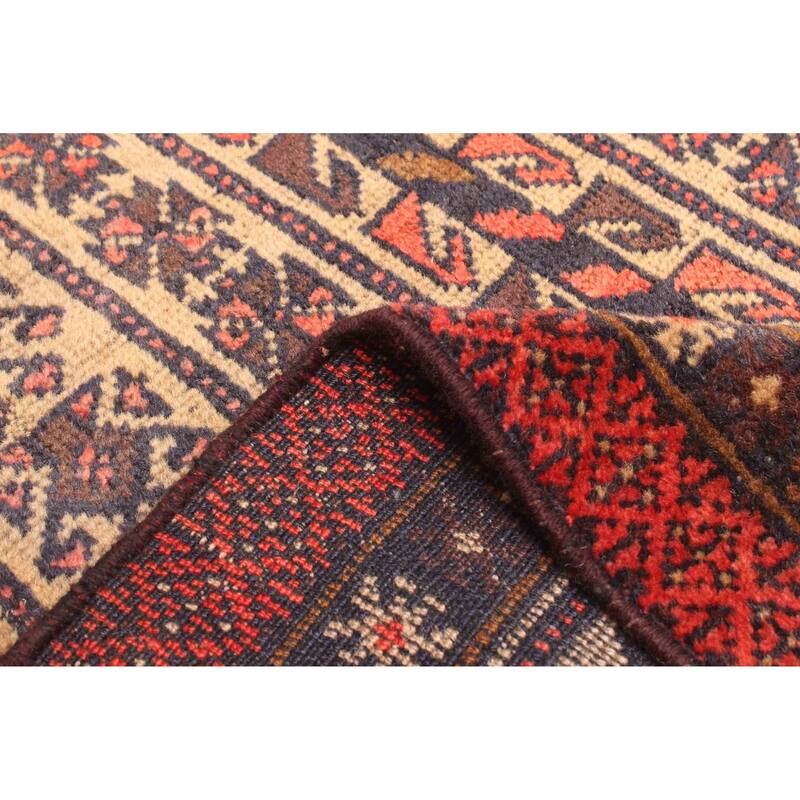 ECARPETGALLERY Hand-knotted Teimani Tan Wool Rug - 2'9 x 5'0