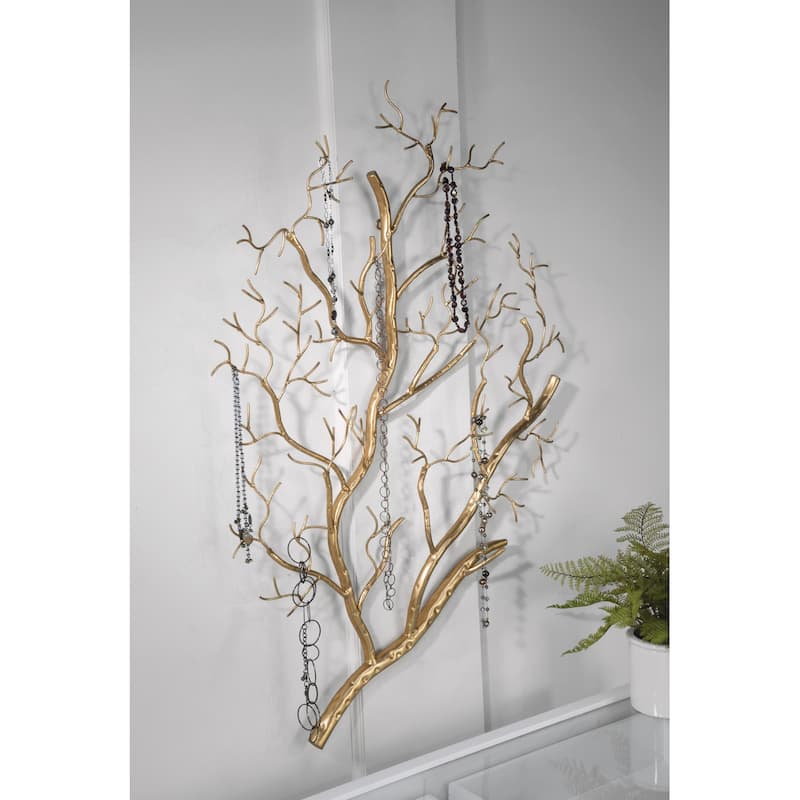 Gold Metal Branch Wall Decor