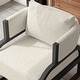 preview thumbnail 11 of 35, Corvus Danzig Teddy Fabric 1-Piece Accent Chair