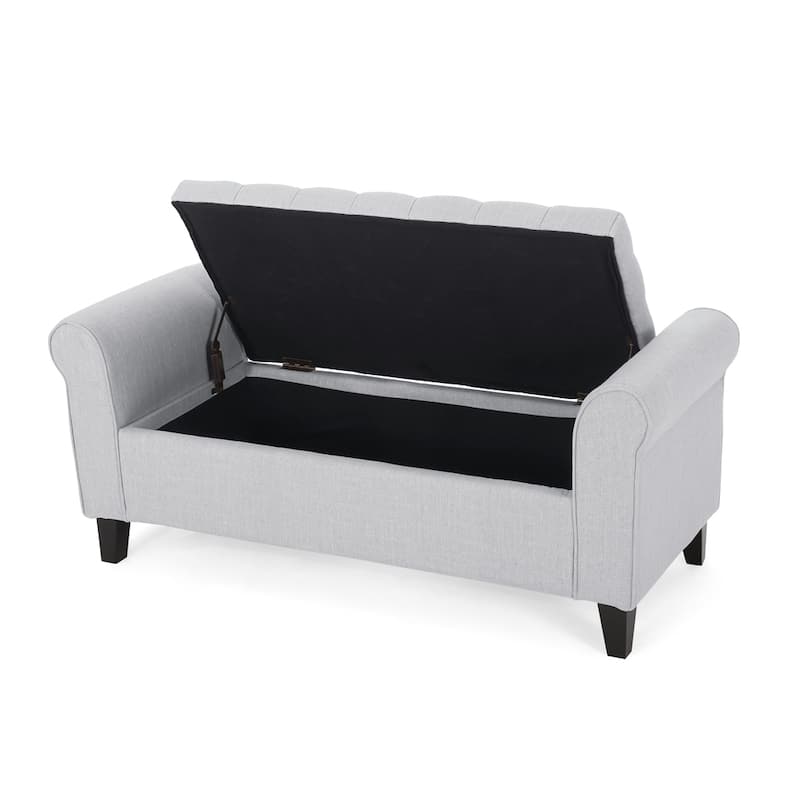 Hayes Armed Storage Bench 