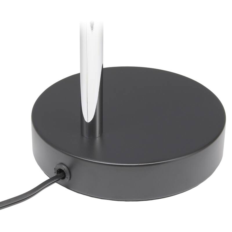 Minimalist Metal Gooseneck Desk Lamp with Adjustable Chrome Arm Modern Task Lighting Multiple Colors