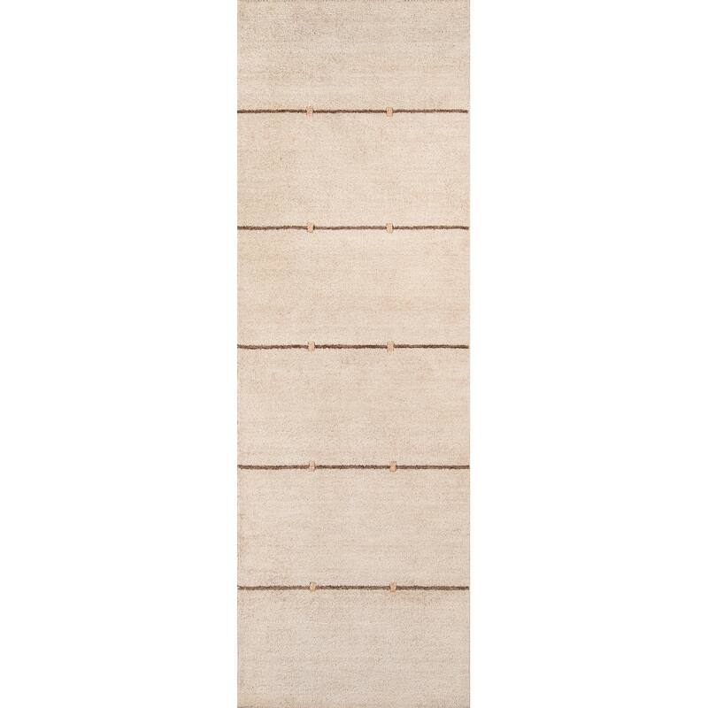 Momeni Gramercy Hand Loomed Wool Contemporary Striped Area Rug