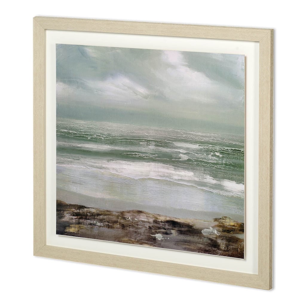 GREY DAWN Framed Art Print