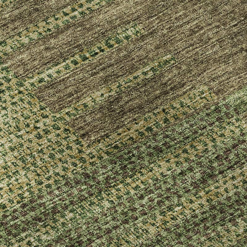 Premium Washable Super Soft Geo Stripe Mayfield Rug
