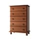 preview thumbnail 6 of 4, 100% Solid Wood Traditional Kyle 5-Drawer Chest by Palace Imports