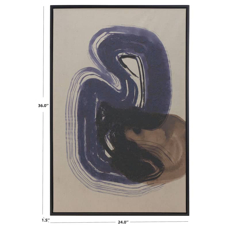 SAFAVIEH Pietrix Continuity Hand Painting, 24 x 36, Framed Wall Art - Multicolor