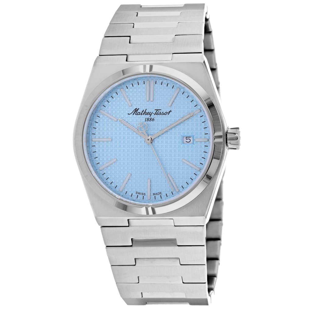Mathey Tissot Men's Zoltan Blue Dial Watch - H117SK - One Size