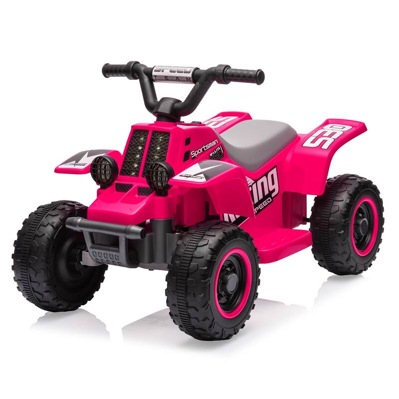 6V Electric Kids ATV, 4-Wheeler Ride-on Vehicle for Kids Best Gift - Pink