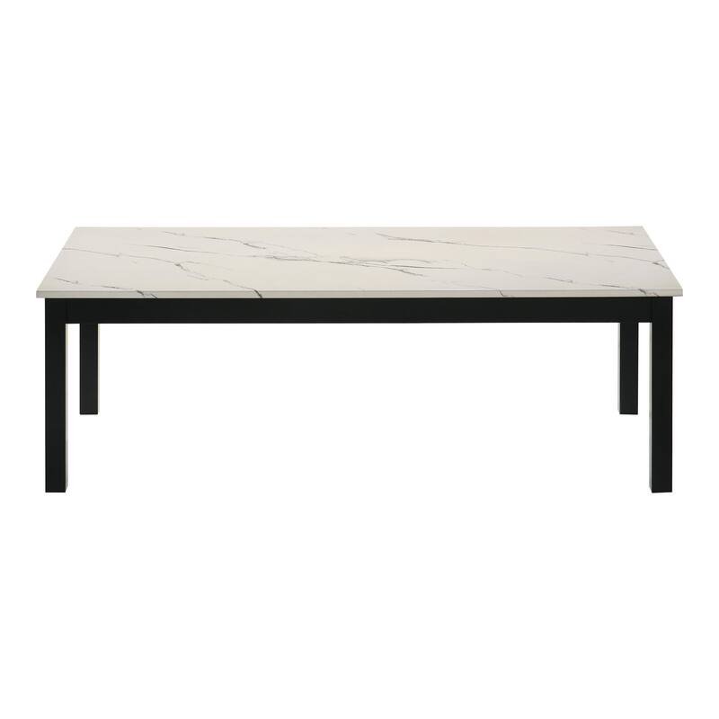 Furniture of America Sonnet Modern 3-Piece Wood Coffee Table Set with 2 End Tables