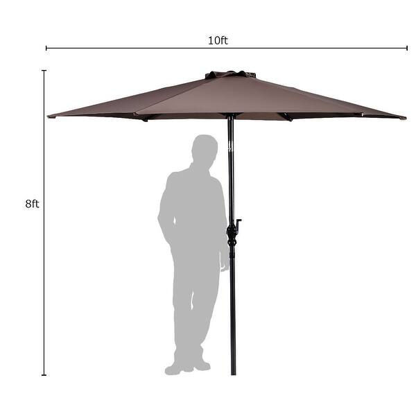 belham living 9-ft. sunbrella deluxe tilt aluminum patio umbrella Sunbrella 9 Foot Tilting Patio Umbrella by World Market