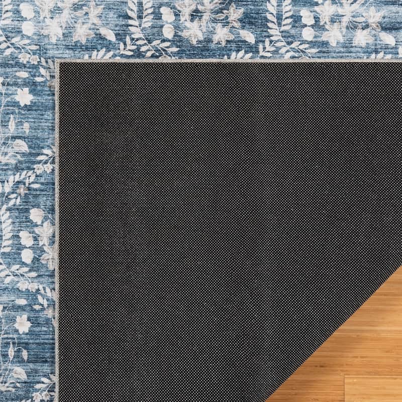 Gertmenian Crystal Print Soft Flat Pile Polyester Slip Resistant Washable Indoor Printed Area Rug Collection