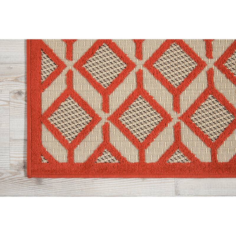 Nourison Aloha Geometric Indoor/Outdoor Area Rug