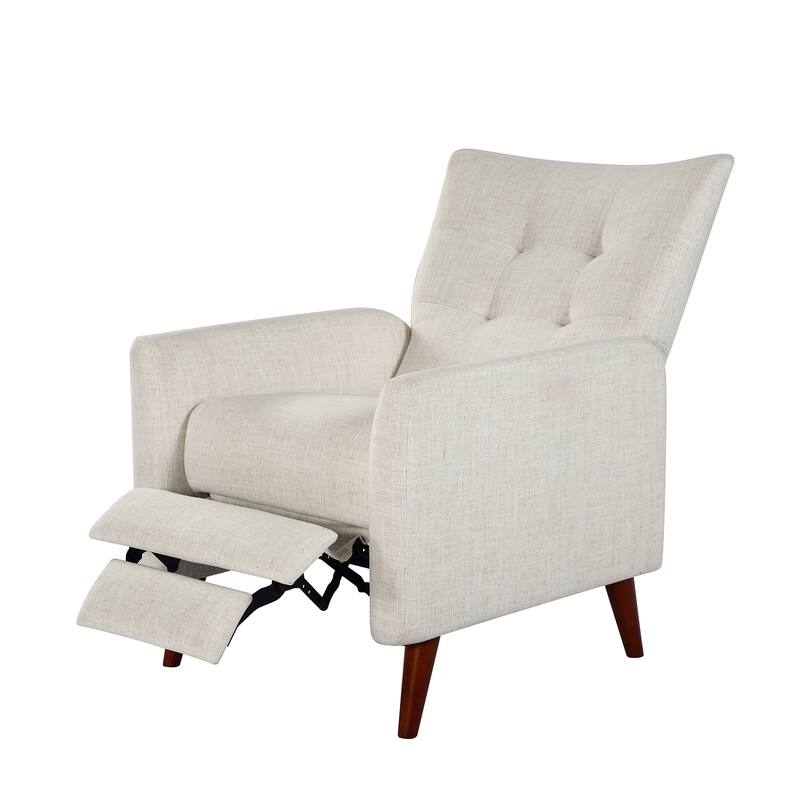 Aurora Comfy Manual Recliner with Wood Base
