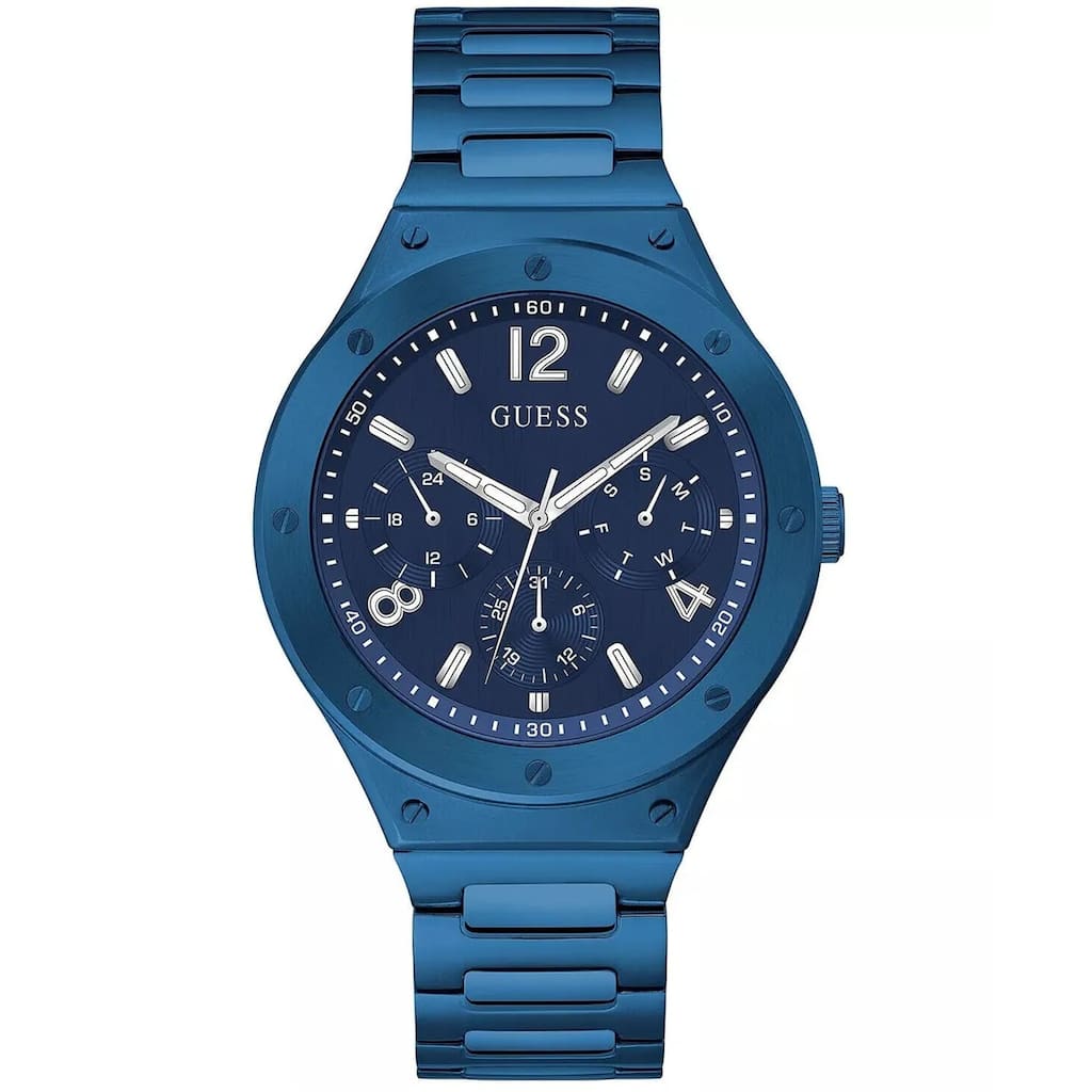 Guess Men's Scope Multifunction Blue Dial Watch - GW0454G4 - 6 (36)