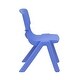 preview thumbnail 35 of 37, 23.625"W x 47.25"L Rectangle Plastic Activity Table Set with 6 Chairs