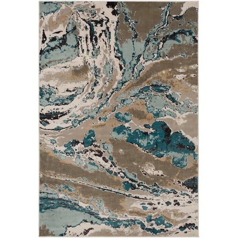 Pershing Abstract Contemporary Area Rug
