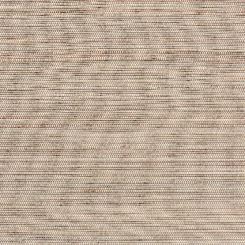 Sage Natural Grasscloth Dresser - 6-Drawer Bedroom Storage Cabinet with Gold Ring Pulls, Modern Coastal Chest of Drawers