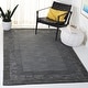 preview thumbnail 2 of 38, SAFAVIEH Handmade Impressions Skyla Modern Wool Rug 3' x 5' - Charcoal/Blue - Rectangle