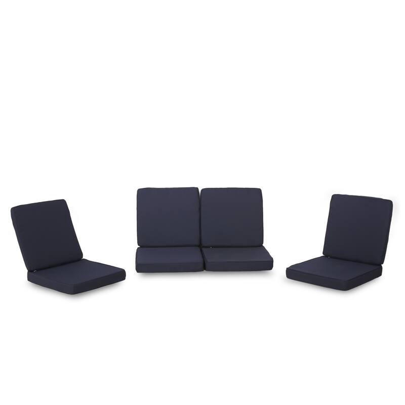 Coesse Outdoor Water Resistant Fabric Club Chair Cushions (Set of 4) by Christopher Knight Home