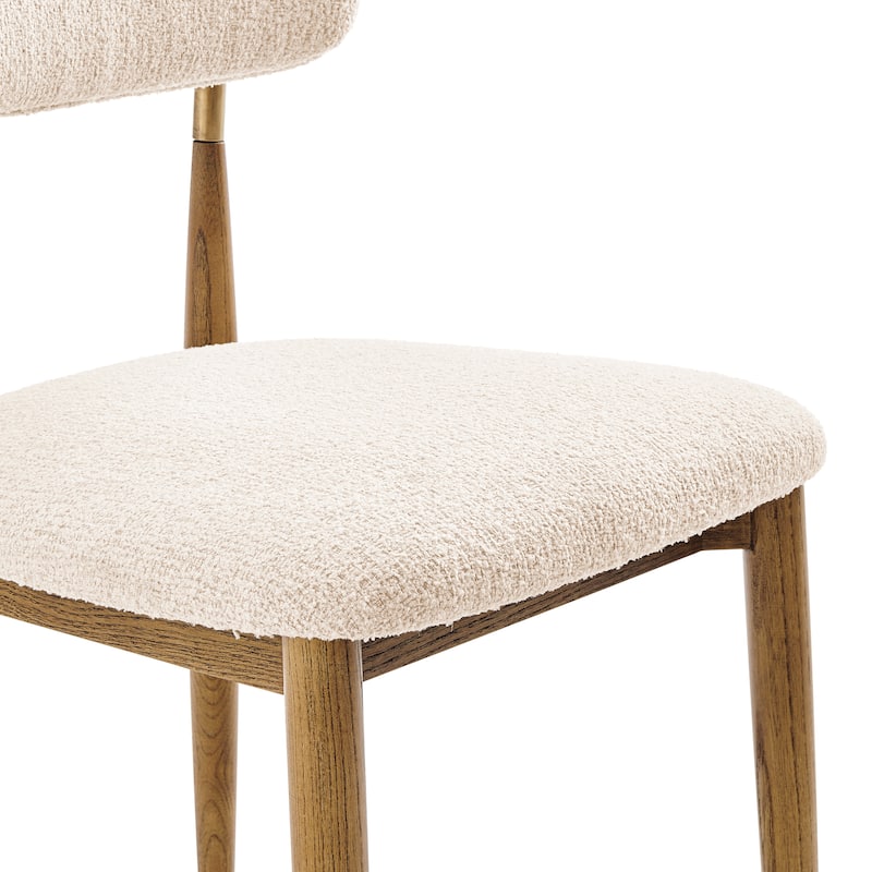 NPD Furniture Verna Fabric Dining Side Chair (Set of 2)
