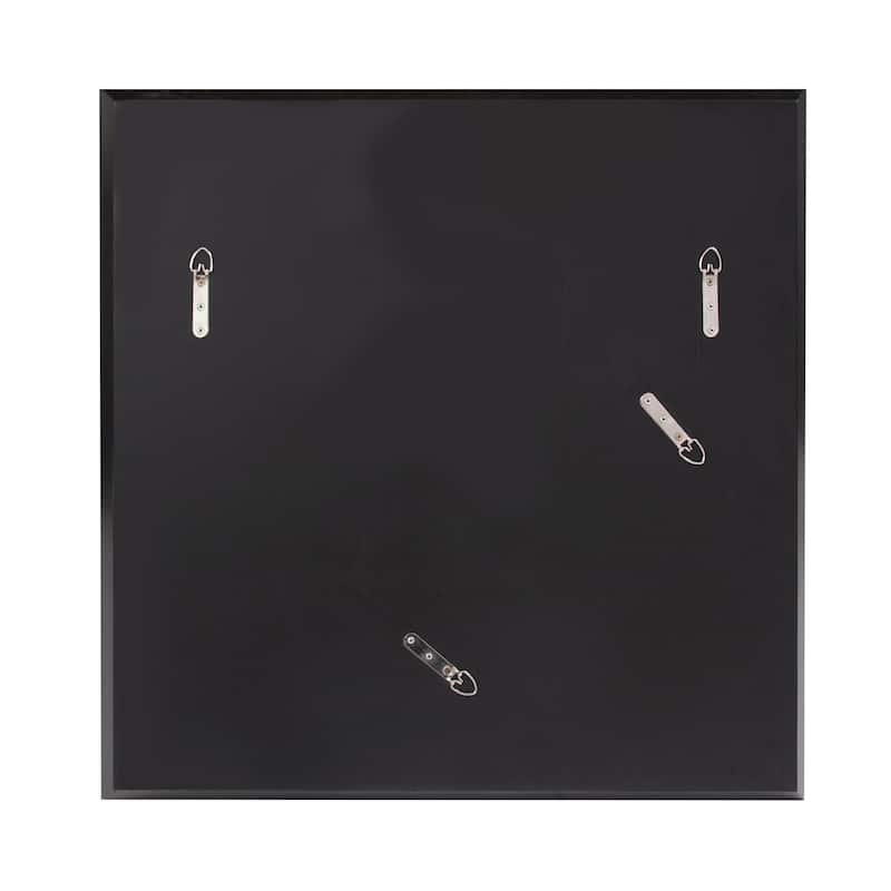 Allan Andrews Wood Framed Pitched & Flared Wall Mirror - 24" x 24"
