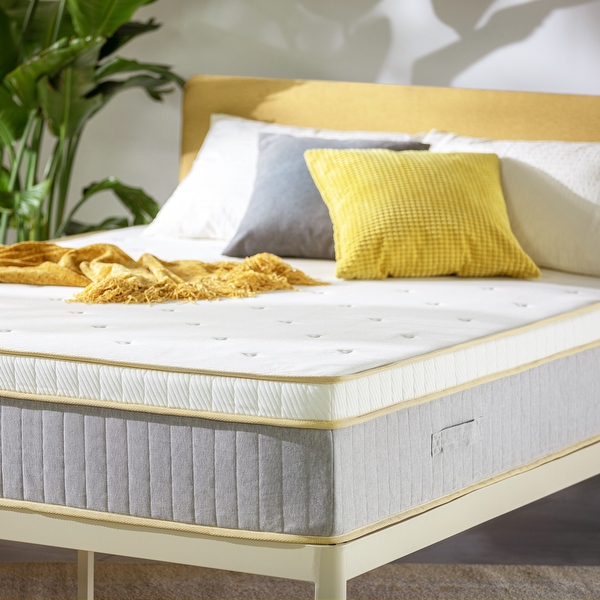 Zinus biofusion memory foam shop hybrid spring mattress