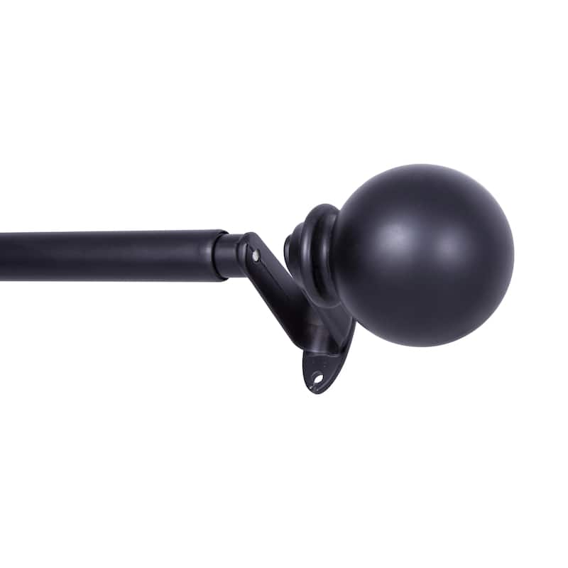 Sun Zero Philip 3/4" Decorative Room Darkening Curtain Rod - 36-66"