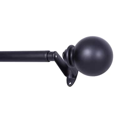 Sun Zero Philip 3/4" Decorative Room Darkening Curtain Rod