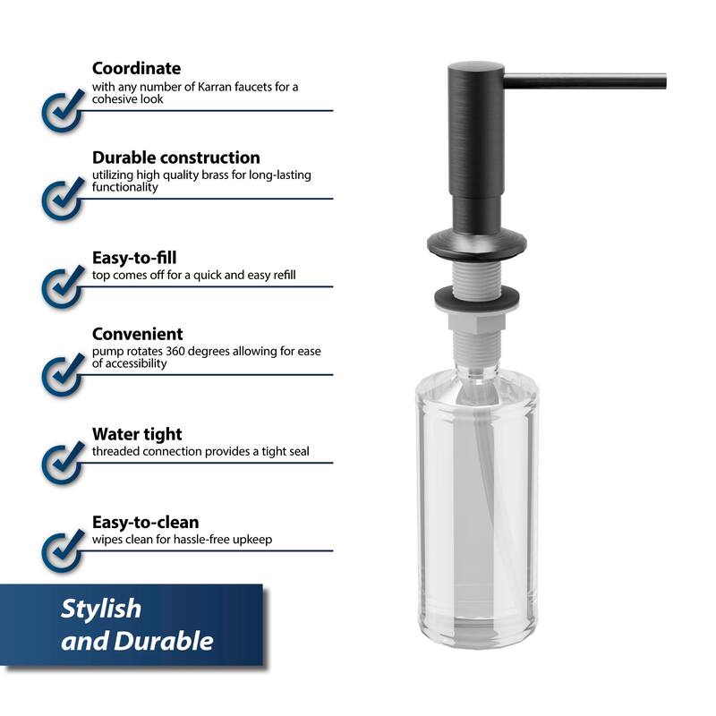 Karran SD35 Kitchen Soap/Lotion Dispenser