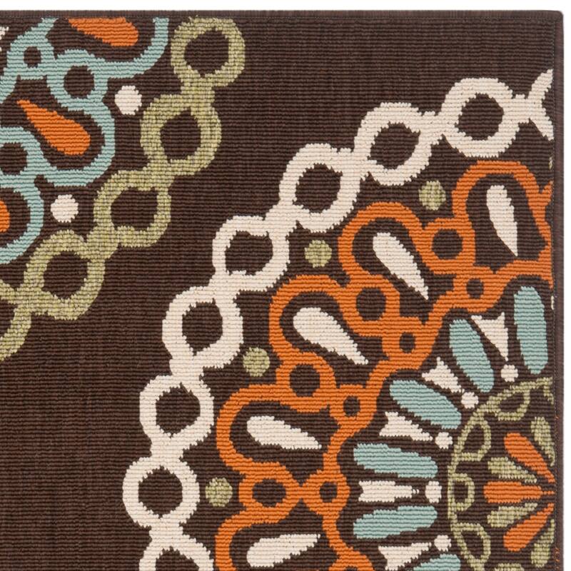 SAFAVIEH Veranda Felizitas Geometric Medallion Indoor/Outdoor Area Rug