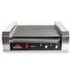 preview thumbnail 4 of 7, Electric 30 Hot Dog 11 Roller Grill Cooker Machine 1200-Watt w/ Cover - Silver