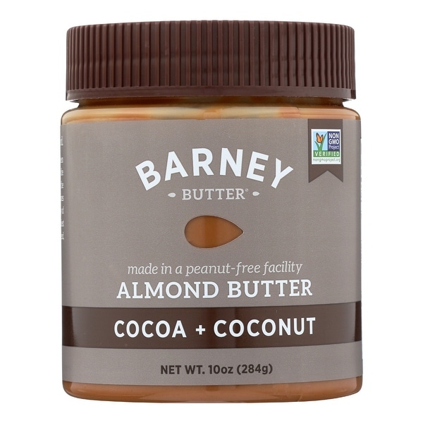 Barney Butter Almond Butter - Cocoa Coconut - Case of 6 - 10 oz.