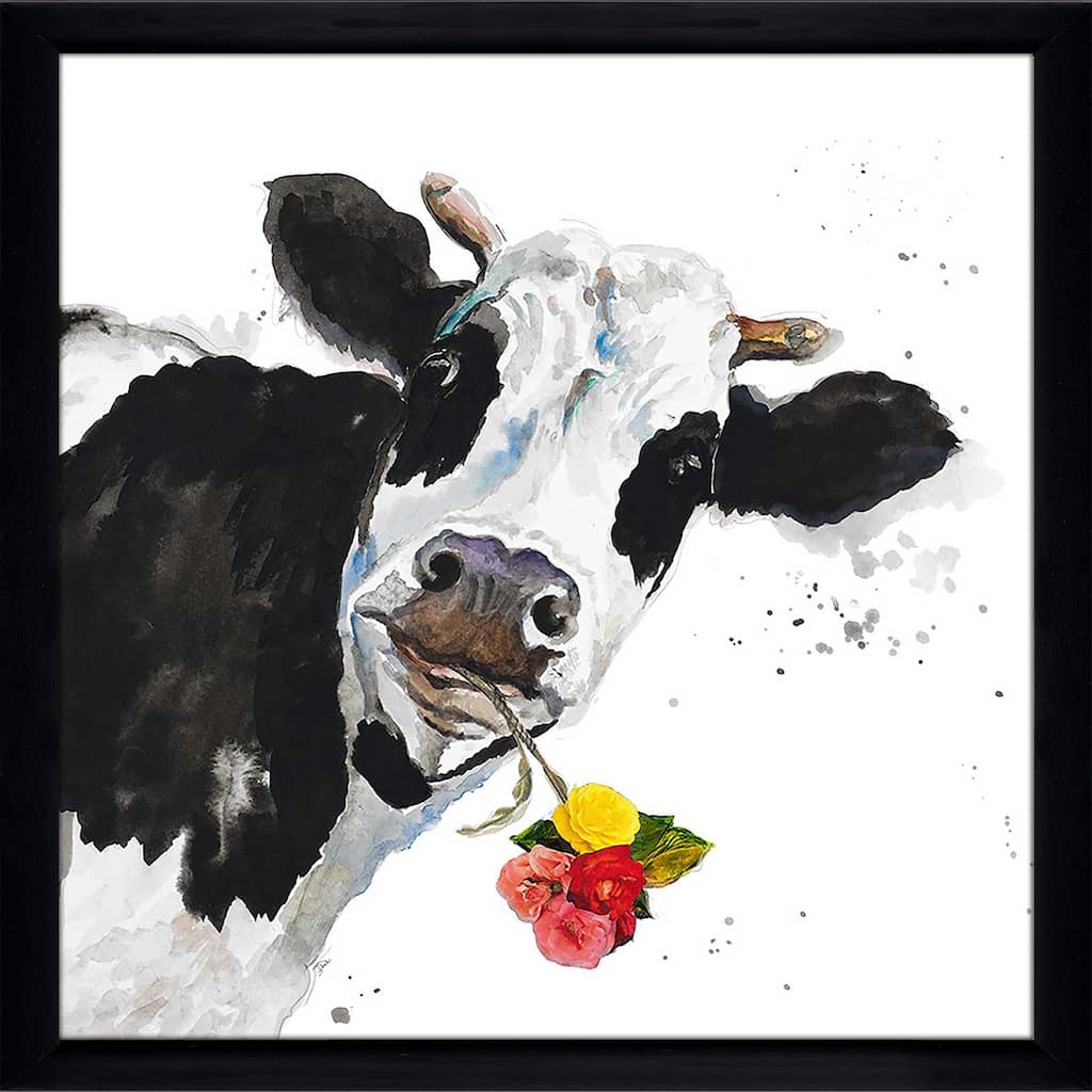 "Crazy Cow" Print on Acrylic.