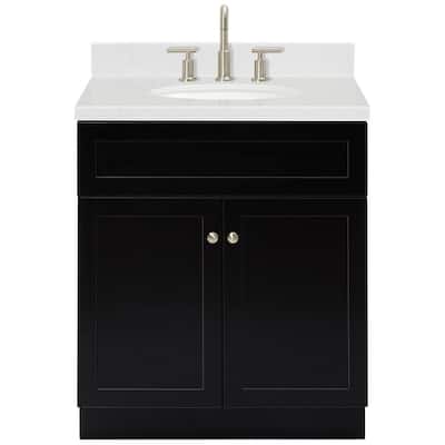 Ariel F030SCQOVO Hamlet 30" Free Standing Single Basin Vanity Set with