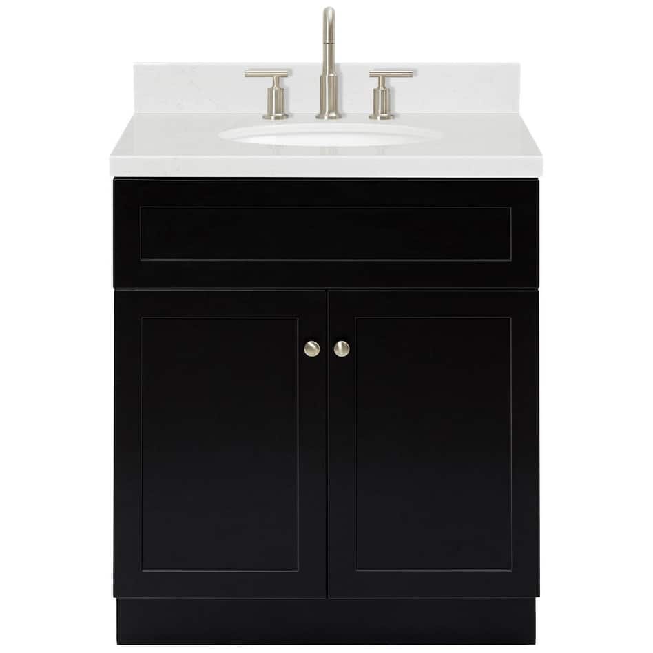 Ariel F030SCQOVO Hamlet 30" Free Standing Single Basin Vanity Set with