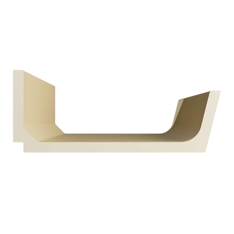 3 1/8"H x 7 7/8"P x 94 1/2"L Josie Crown Moulding - 1-Pack