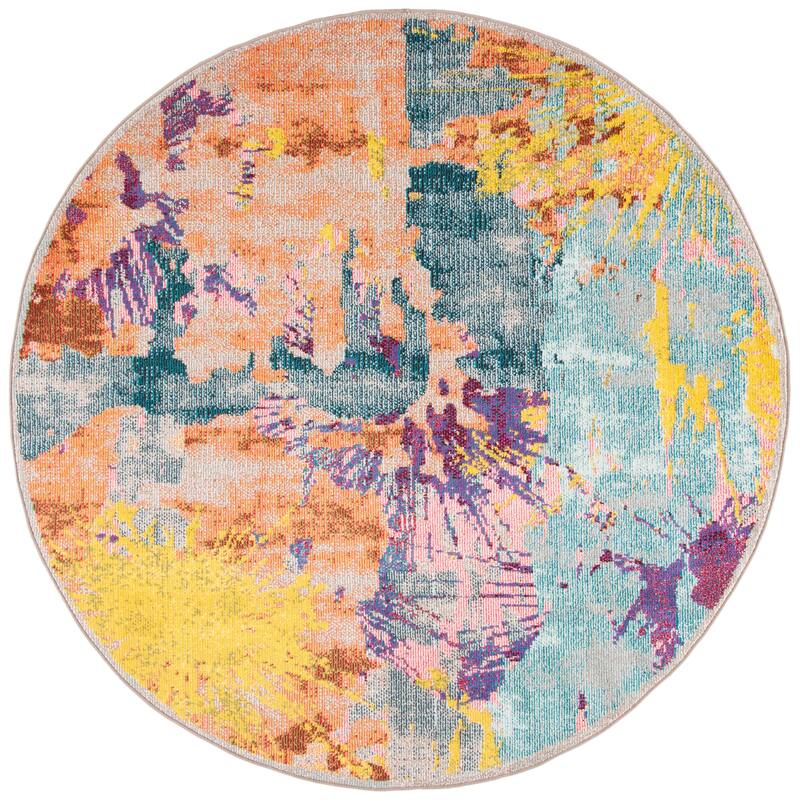 SAFAVIEH Madison Jeannine Vintage Abstract Rug