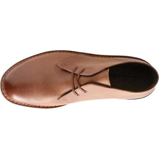 clarks bushacre 2 dark tan leather
