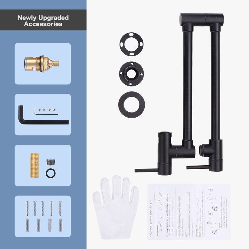 WOWOW Wall Mounted Pot Filler