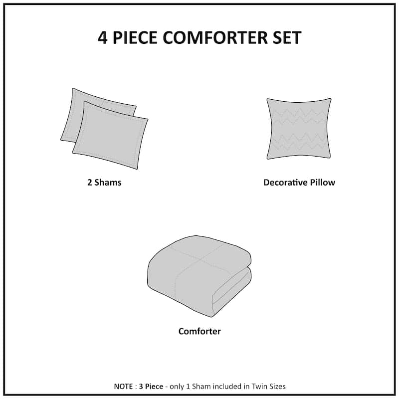 Intelligent Design Kids Caroline Pink Printed Butterfly Comforter Set