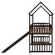 preview thumbnail 40 of 39, Contemporary Design Twin Loft House Bed with Slide, Ladder and Safety Guaranteed, Sturdy Construction & Unique Design