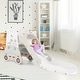 preview thumbnail 4 of 16, Gymax 5 in 1 Convertible Toddler Slide Set w/ Stool Book Rack for Boys
