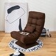 preview thumbnail 10 of 28, Costway 360° Swivel Floor Chair 5-Level Adjustable Lazy Chair w/ - See Details