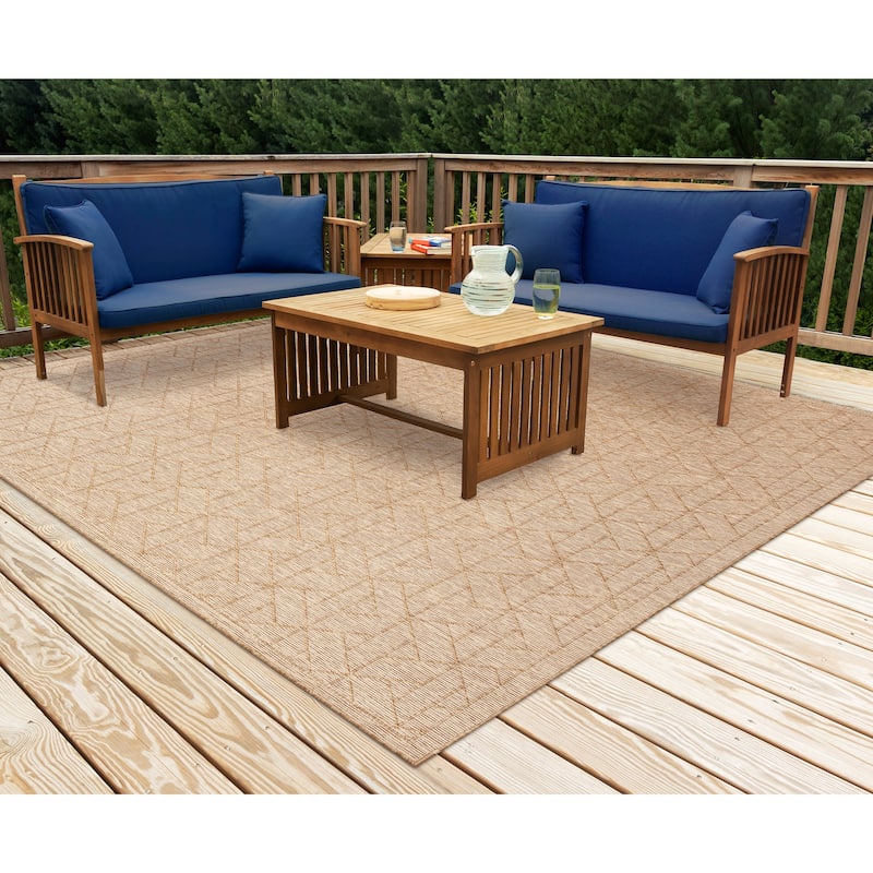 Liora Manne Carmel Pyramid Indoor/Outdoor Rug