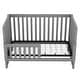 preview thumbnail 23 of 25, Convertible Crib/Full Solid Wood Bed with Changing Table, Adjustable Height, Nursery Bed
